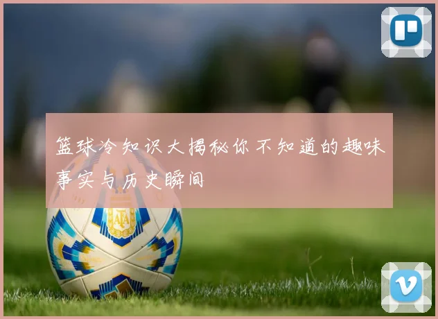篮球冷知识大揭秘你不知道的趣味事实与历史瞬间